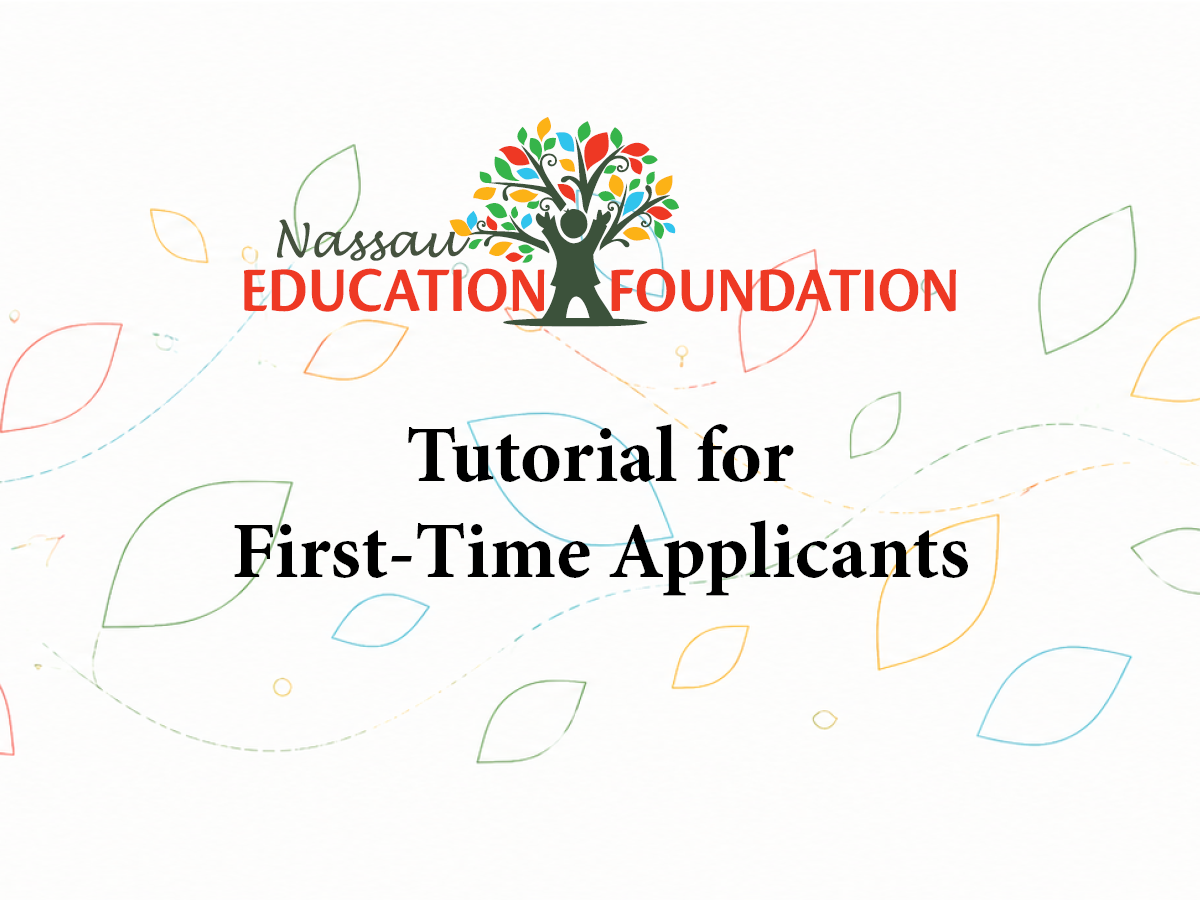 Applied for an NEF Grant Before? This tutorial is designed for educators who have previously completed the grant application process and need a refresher on submitting a new request. Important: The tutorial may reference dates from an earlier grant cycle. Use the current application dates listed on this page.